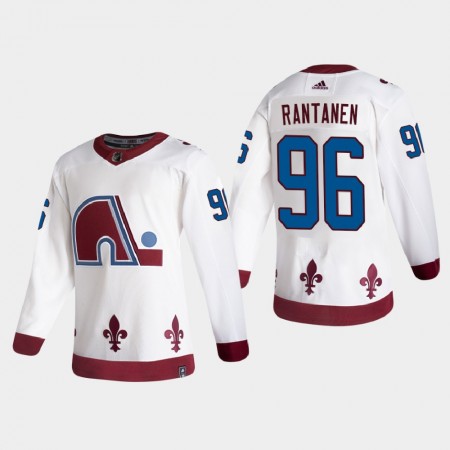 Colorado Avalanche Mikko Rantanen 96 2020-21 Reverse Retro Authentic Shirt - Mannen